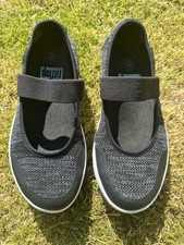 FitFlop Black Knit Mary Jane