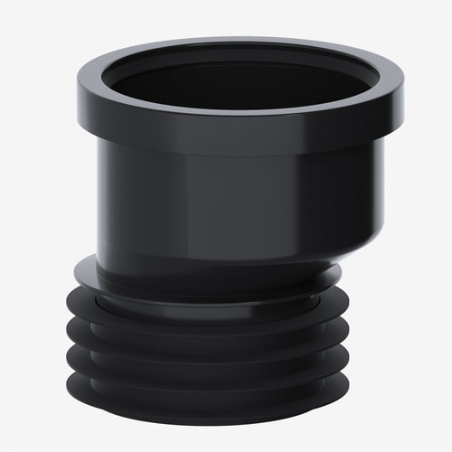 Black offset push fit 110mm - push-fit,