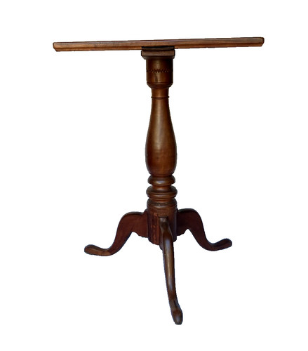 Antique solid wood queen anne - wood,