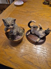 Sherratt Simpson Paw Prints Cat Figures