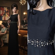 Vintage 60s Hershelle Crepe