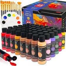 61-Piece Acrylic Paint Set –