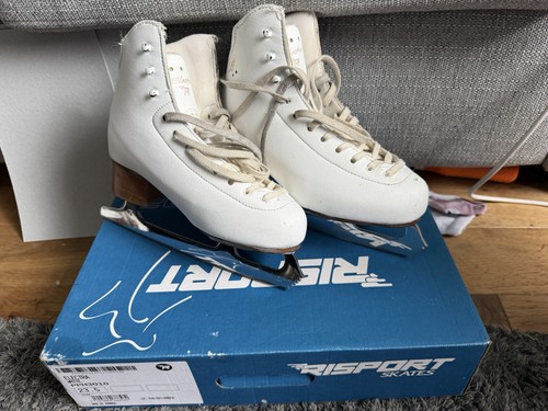 Risport white ice skates - ice,