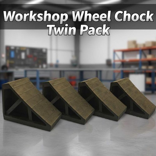 Rubber wheel chocks - rubber,