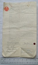 1935 signed agreement invention mudguard stays John Jones, Rugby & Bluemel Bros.