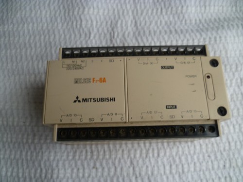 Plc mitsubishi e used - plc, f2-6a-e