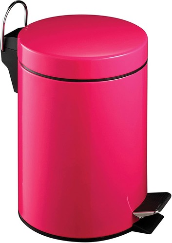 Housewares pedal bin hot pink - pedal,