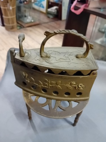Antique victorian brass coal - antique,