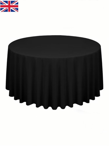 Round polyester tablecloth - round,