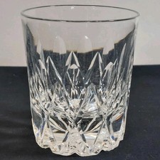 Richardson Crystal Whisky Tumbler Double Old Fashioned Rocks Glass 250ml Signed