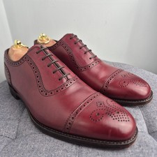 Loake 1880 'Strand' Men's Burgundy Brogues Dress Shoes 9.5F