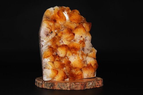 125mm orange citrine quartz - orange,