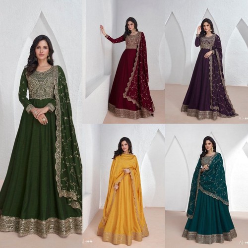 Gown anarkali dress - anarkali, bollywood