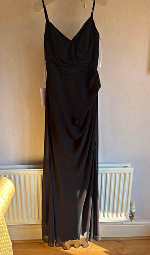 Wed2b black bridesmaid dress - wed2b,