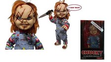 Child's Play 15" Chucky Scarred Talking Mega Scale Doll with Sound Mezco 