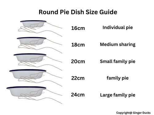 Falcon enamel round pie dish - falcon,