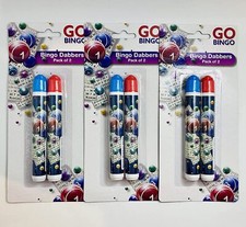 Bingo Dabbers Multi Coloured Dabber Dot Pens Non Grip Child-Pck of 1,2,3,4,5 N 6