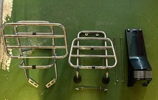 Vespa PX GENUINE Front & Rear Racks c/w Fittings & Modified Horn Cover £424 New?