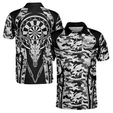 Darts Deer Polo Shirt Funny