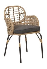 Beliani 2pcs PRATELLO Rattan