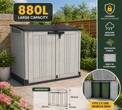 Large storage shed keter - shed,