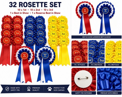 Show rosettes set - rosettes, –