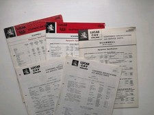 Scammell Lucas Parts Catalogues 67-73