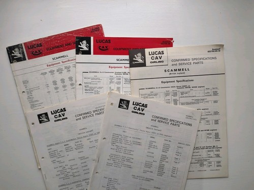 Scammell lucas parts - lucas,