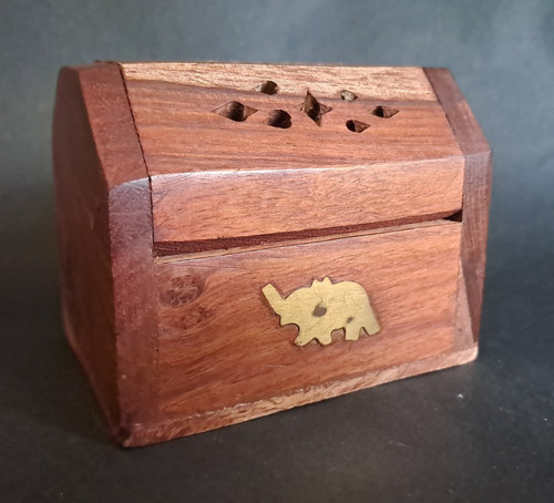 Teak wood incense cone - cone, burner