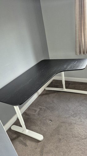 Ikea bekant right handed desk - right,