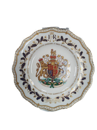 Royal crown derby plate multi - royal,