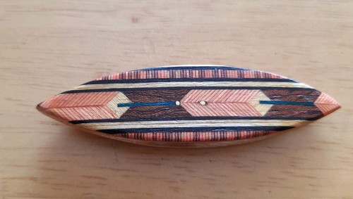 Wood tatting shuttle - wood, shuttle.
