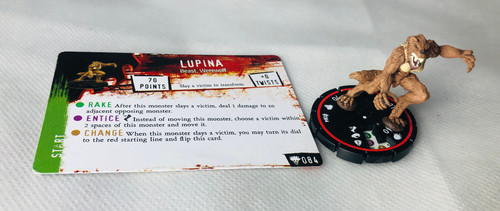 Horrorclix lupina 084 red - lupina, #084