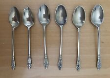 6 X Collectable Vintage Gold Coloured EPNS A1 Small Apostle Spoons