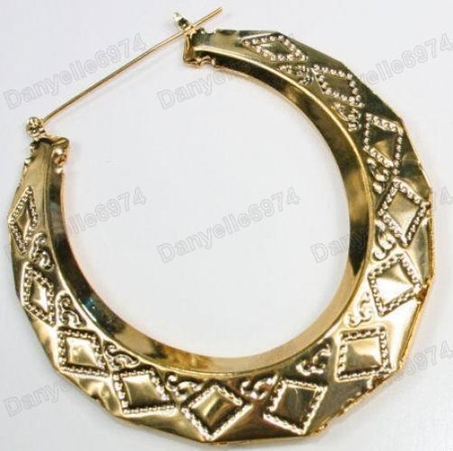 Huge large gold - large, creole