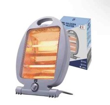 CUQOO 800W Compact Halogen Quartz Heater, 2 Heat Settings