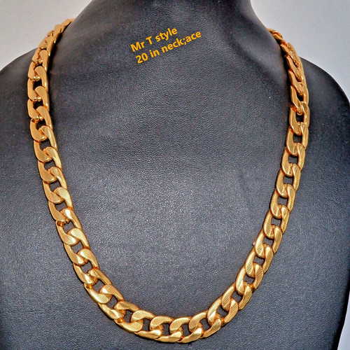 Men thick gold plated heavy - thick,