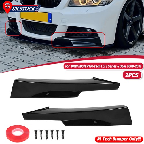 Gloss black front bumper side - gloss,