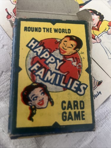 Vintage round the - world, happy