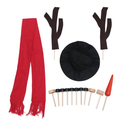 Pcs snowman hat - snowman, nose