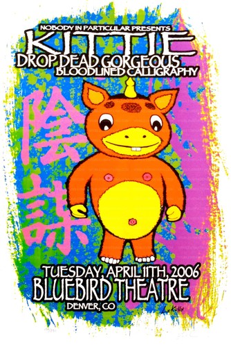 Kittie concert poster - poster, 2006