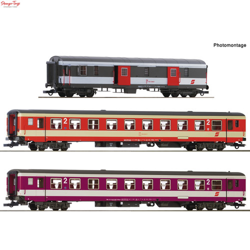 Roco obb d704 express train - obb,