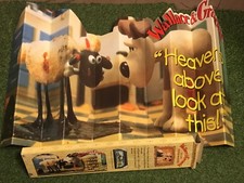 WALLACE & GROMIT INcar SCREENSHADE SUN DASH PROTECTOR HEAVENS ABOVE LOOK AT THIS