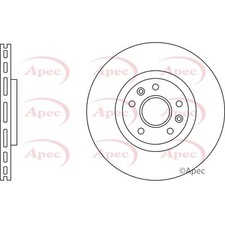 2x Brake Discs Vented For
