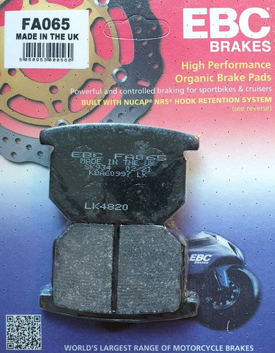 Fa065 ebc brake pads - brake,