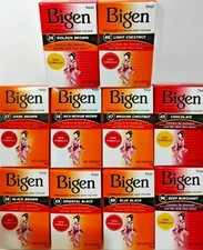 Bigen Permanent Powder Hair Dye Colour (10 Pack) UK Seller 6g - 100% ORIGINAL