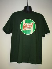Mens Castrol Motor Oil Wakefield Forest Green T-Shirt Now Available in 7 Sizes