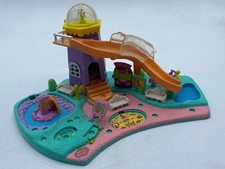 Vintage Polly Pocket Funfair House Rides N Suprises Slide 1996 Bluebird Toys