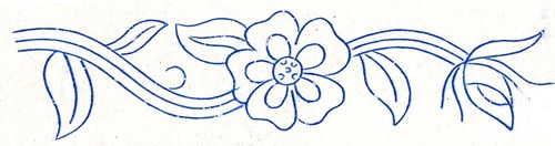 Vintage embroidery transfer - embroidery,