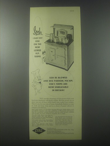 1954 esse cooker sssh - cooker, ad
